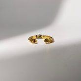 Textured Gold Ring